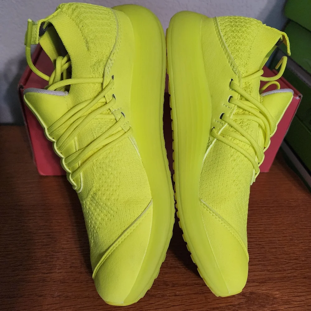 Lane Eight Women's Trainer AD 1Electric Yellow Size 6.5 - Picture 11 of 16